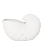 Nautilus Shell Sculptural Ceramic Vase