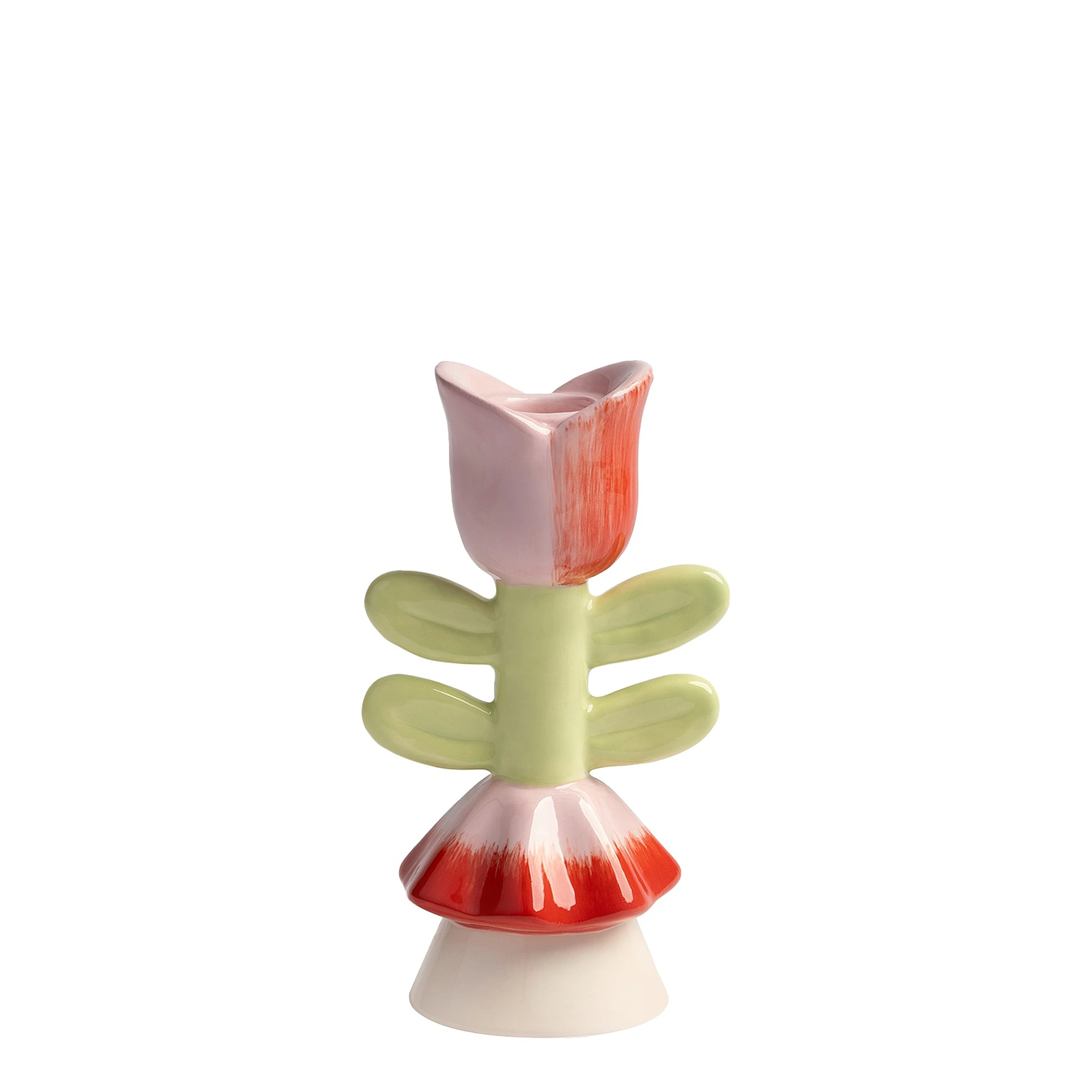 KLV043001_1.jpg Blume Floral Candle Holder - Image 1