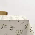 Nordic Mistletoe Holiday Tablecloth