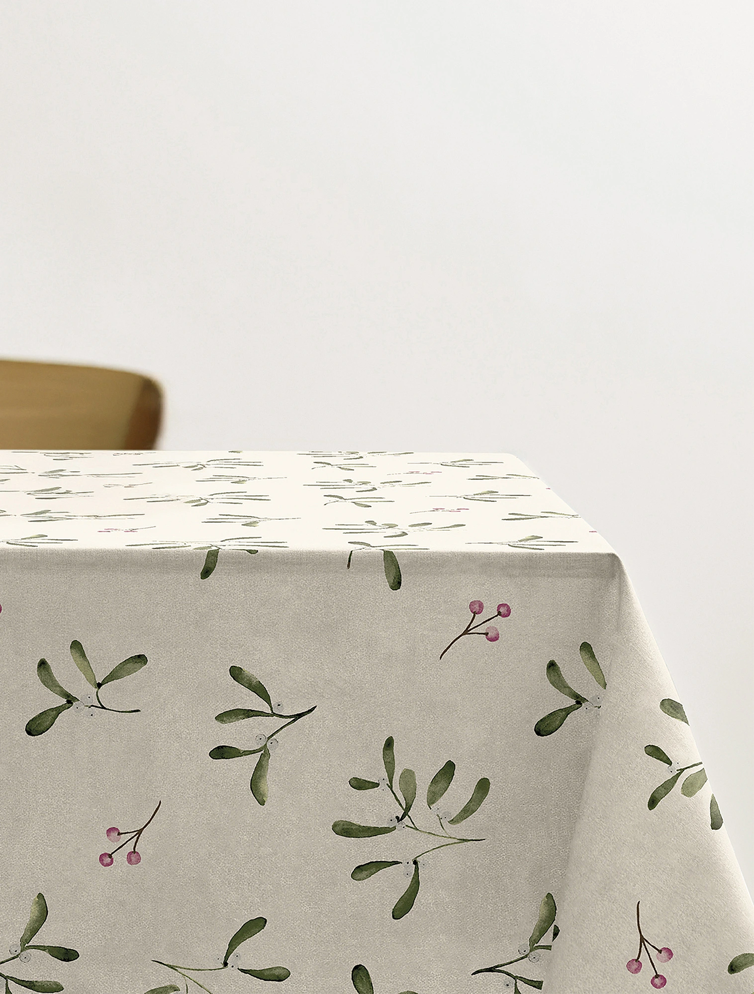 SDL004001_1.jpg Nordic Mistletoe Holiday Tablecloth - Image 1