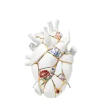 Golden Heart Bloom Sculptural Vase